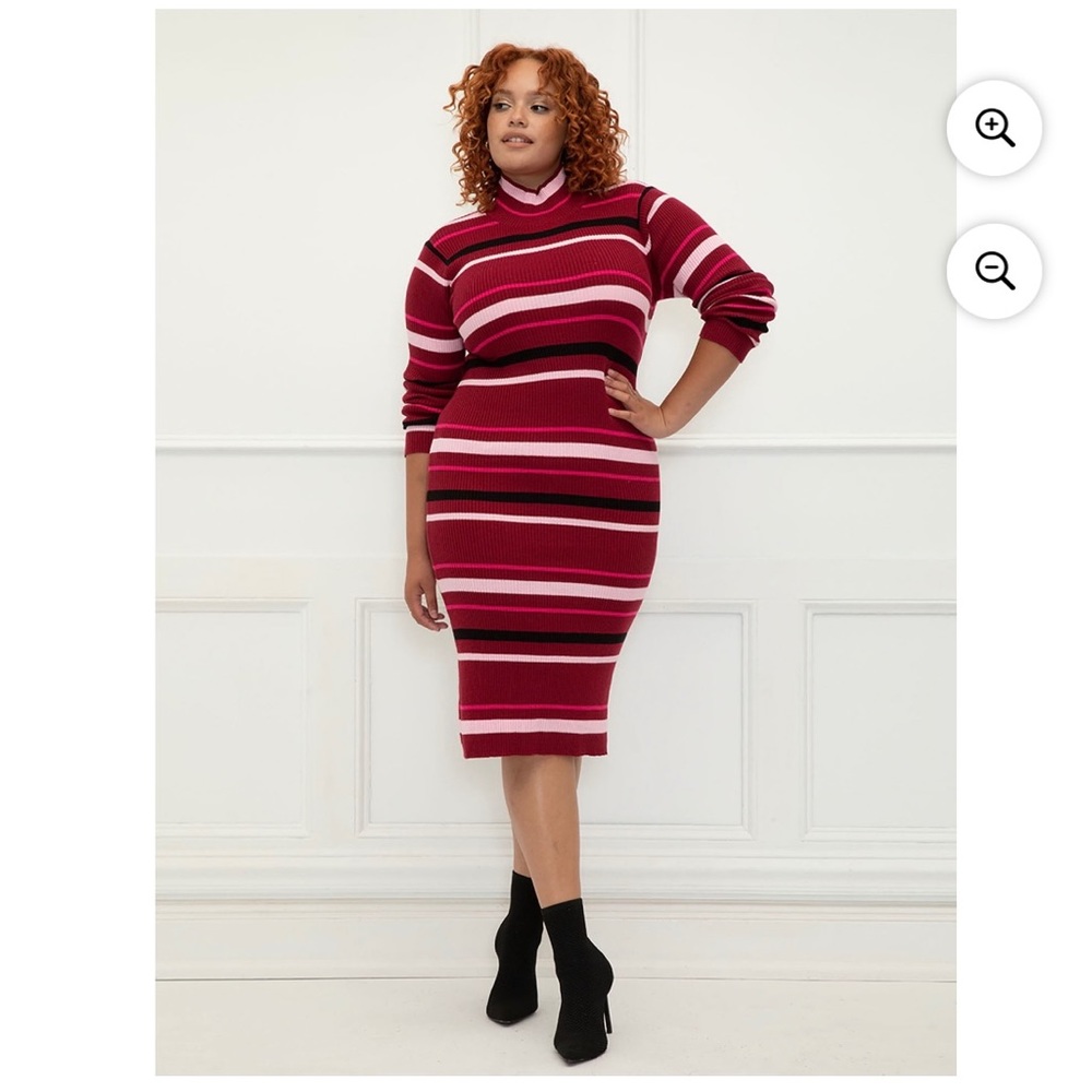 🎉Super cute Eloquii back out turtleneck sweater dress 🎉